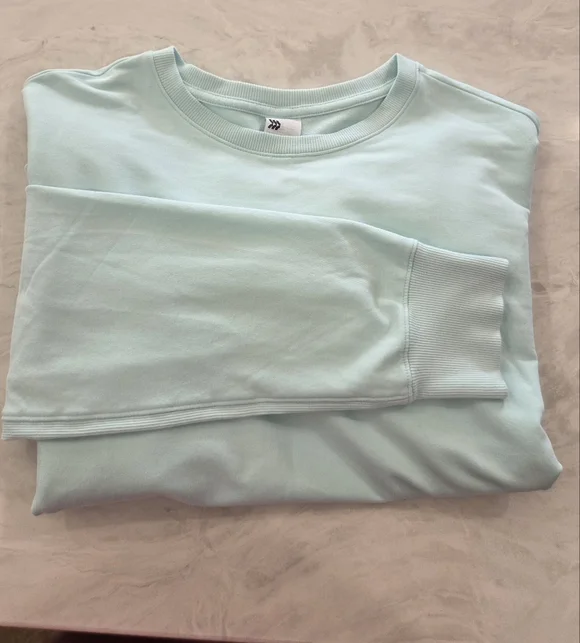 All in Motion Sky Blue Sweatshirt XXl - Picture 6 of 7